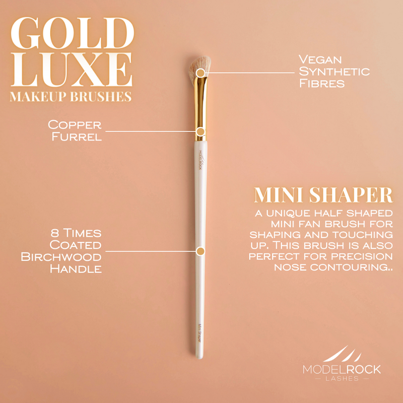 MODELROCK GOLD LUXE Makeup Brush - Mini Shaper
